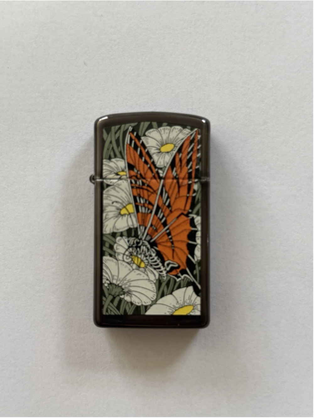 Vintage 90s Zippo Lighter Monarch Butterfly Barrett Smythe Parts Only